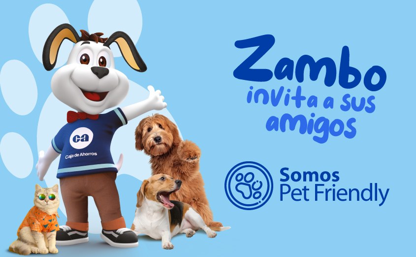 Visítanos junto a tu mascota En Caja de Ahorros ahora somos Pet Friendly