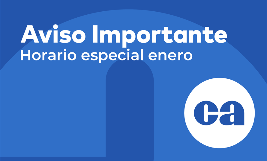 Aviso Importante - Horario especial enero 2025