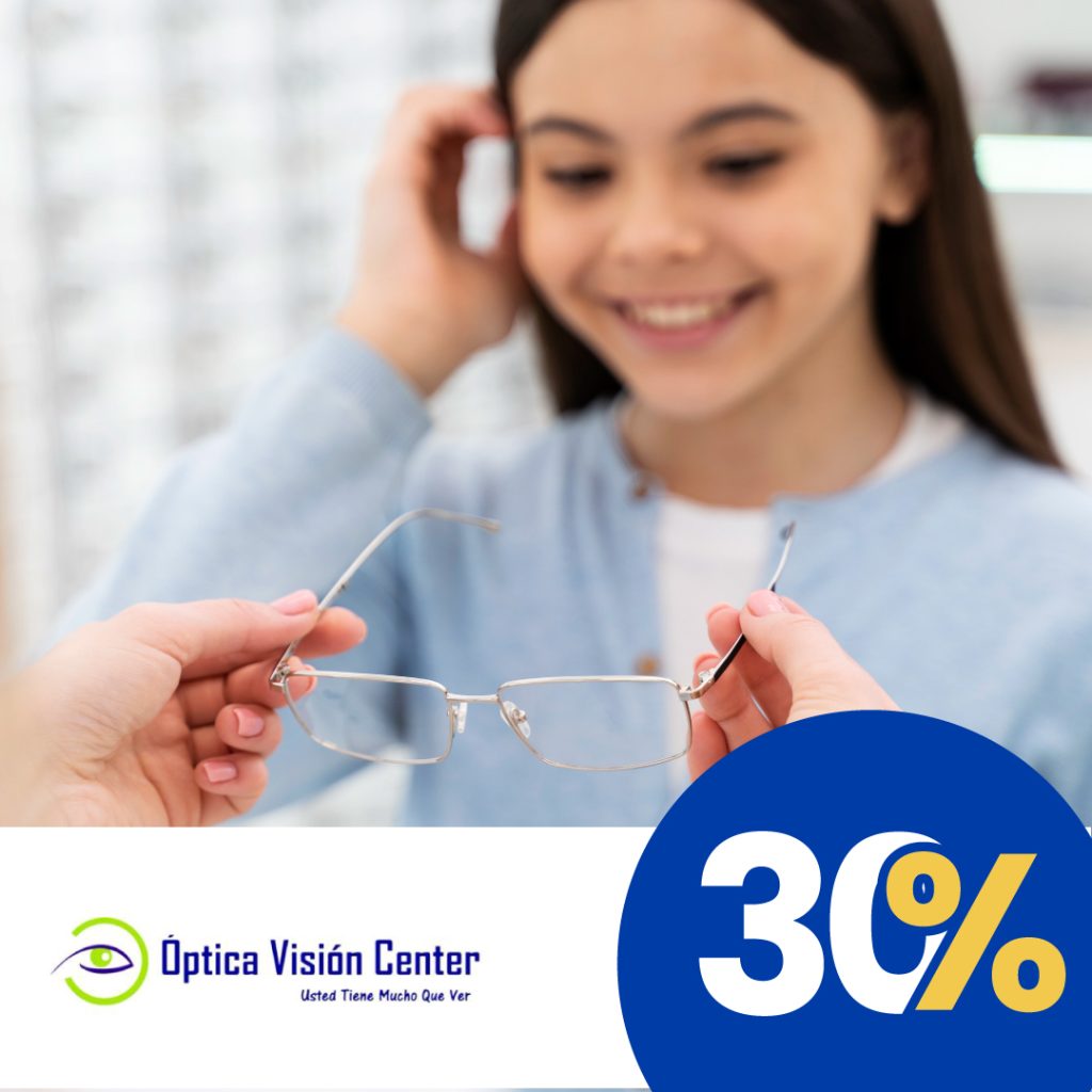 30% de descuento en Óptica Vision Center