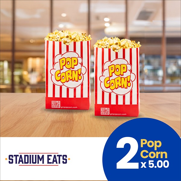 Popcorn de Stadium Eats